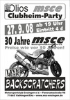 msce Clubheimparty Flyer-Historie