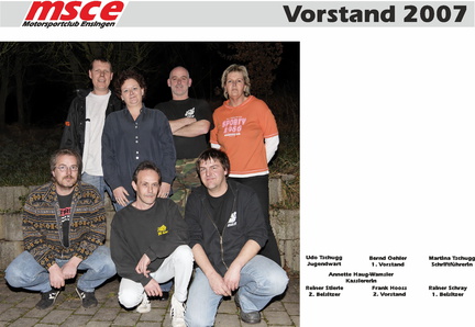 2007 msce-Vorstand